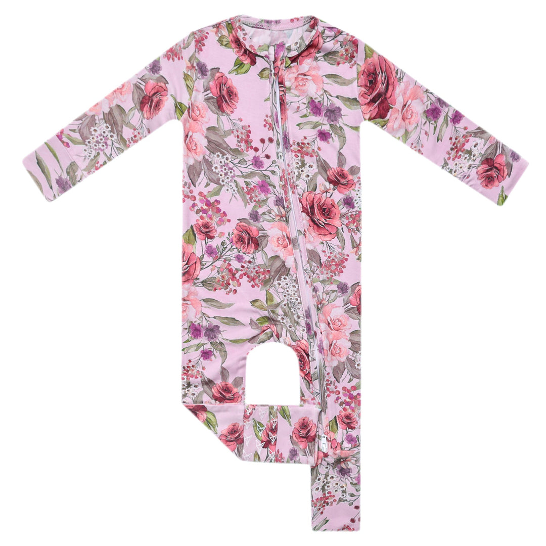 COPPER PEARL BEBE NIÑA PIJAMA BAMBOO CONVERTIBLE ZIP UP DEBORAH