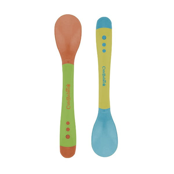 CUTEBABIES CUCHARAS TERMICAS SET AZUL