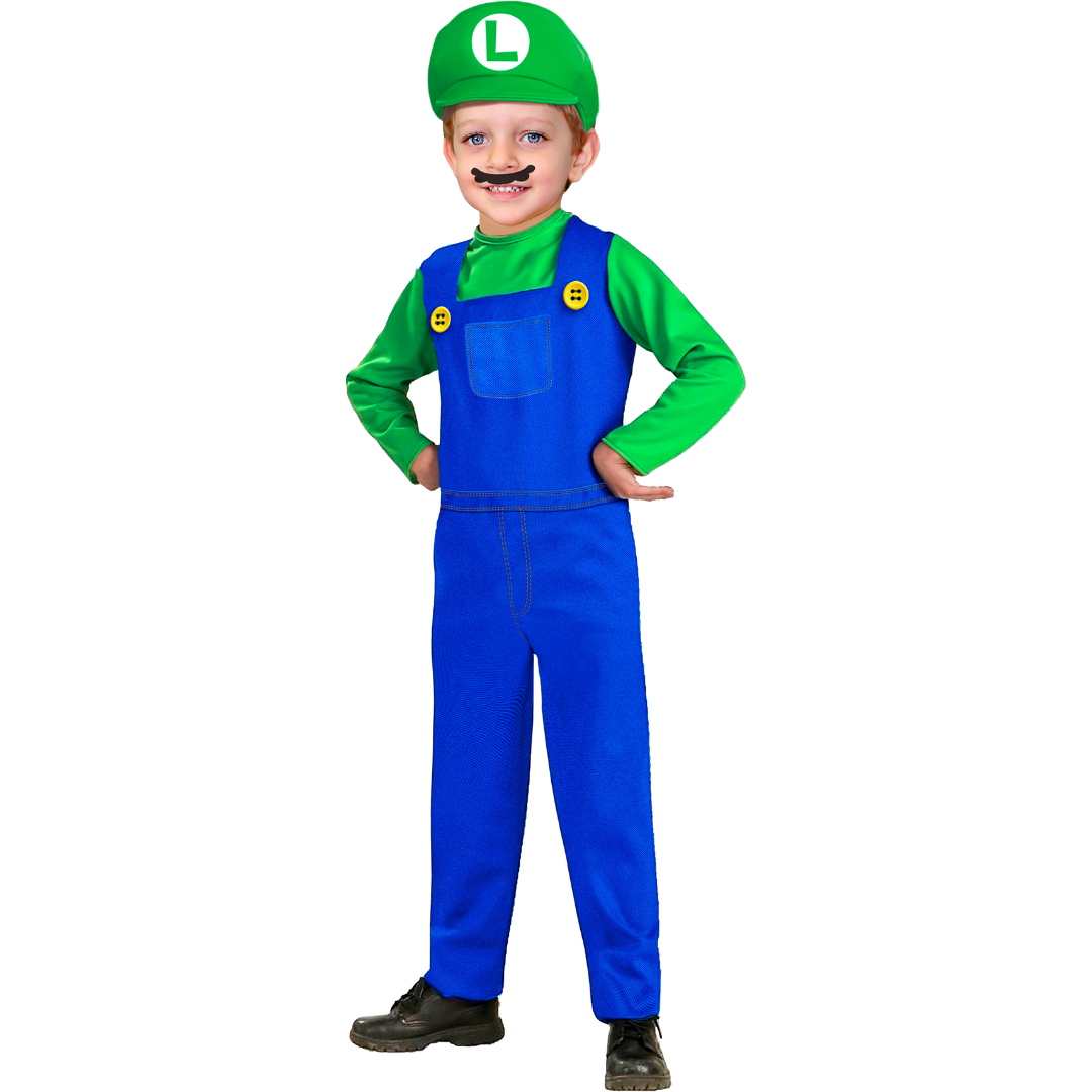 DISFRACES NIÑO DISFRAZ SUPER LUIGI