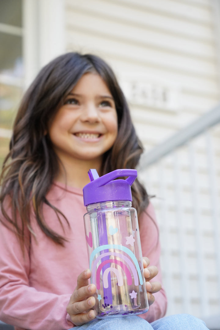 MELII TERMO CON CARRIZO RAINBOW 300ML PURPLE