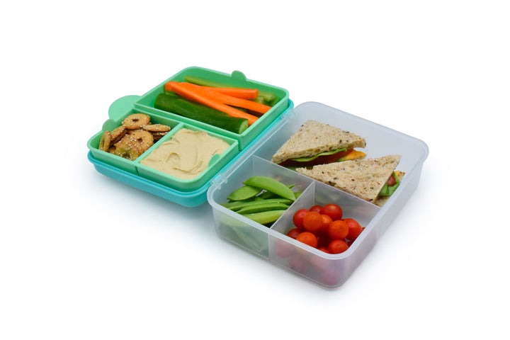 MELII VASIJA DE 2 NIVELES BENTO BLUE/MINT/LIME