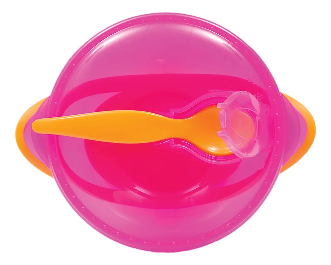 BUBA SET DE BOWL CON TAPA Y CUCHARA ROSADO