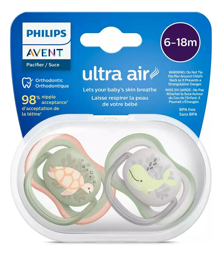 AVENT CHUPOS ULTRA AIR 2PK 6-18M