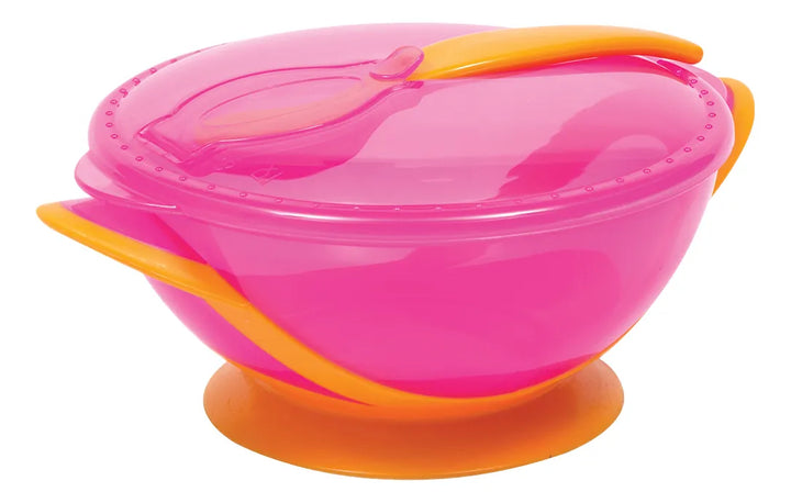 BUBA SET DE BOWL CON TAPA Y CUCHARA ROSADO