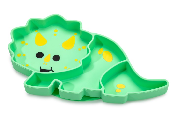 MELII PLATO CON DIVISIONES DINOSAUR MINT