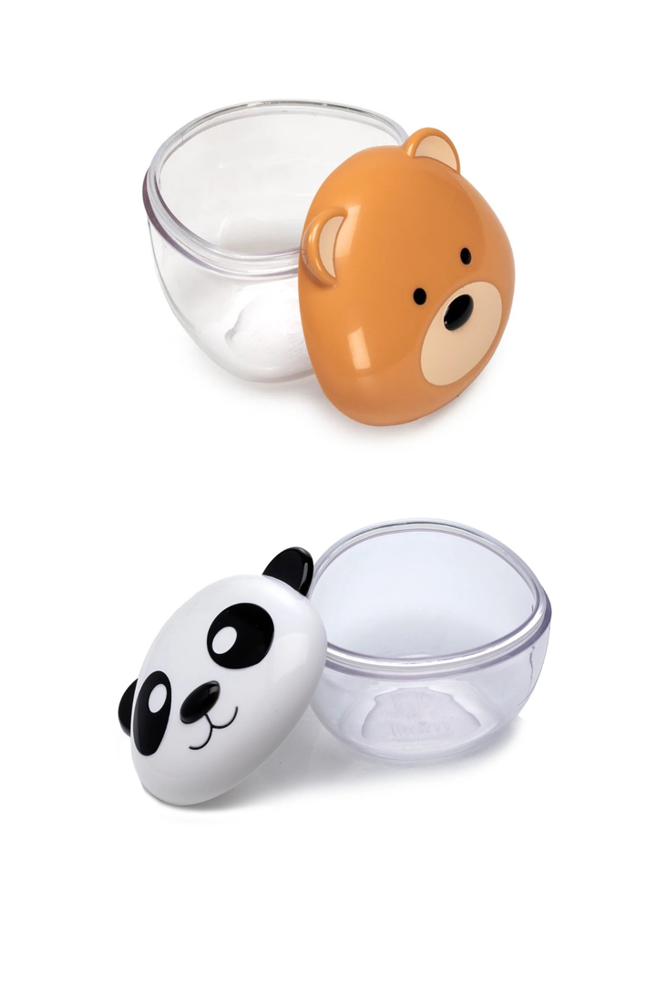 MELII VASIJA CON TAPA BEAR & PANDA 2PCS