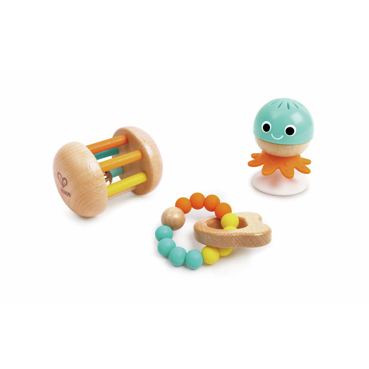 HAPE SET DE REGALO SENSORIAL PARA BEBÉ