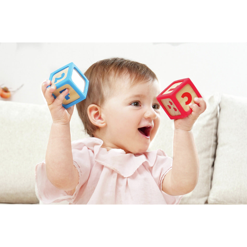 HAPE BLOQUES DE MADERA DE SILICONA 10 PIEZAS