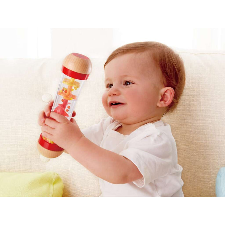 HAPE BEADED RAINDROPS-RED