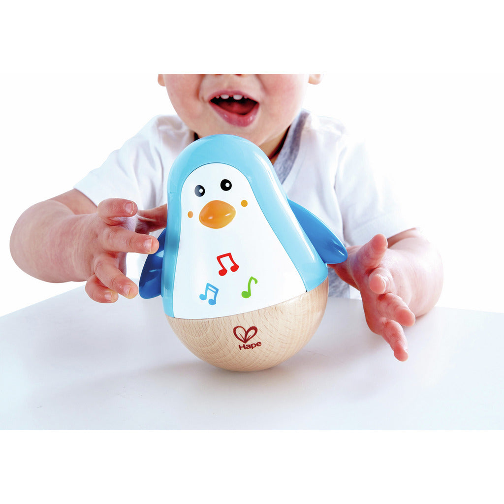 HAPE PENGUIN MUSICAL WOBBLER