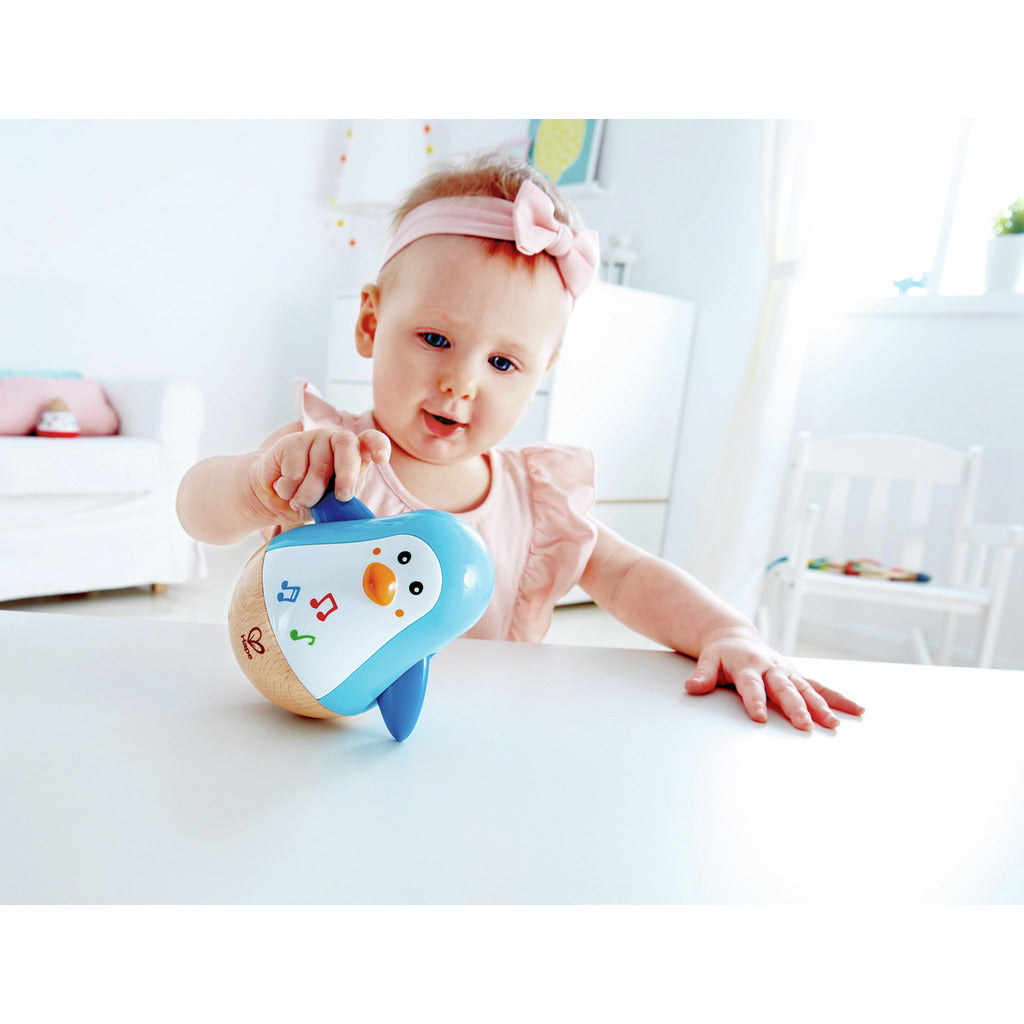 HAPE PENGUIN MUSICAL WOBBLER