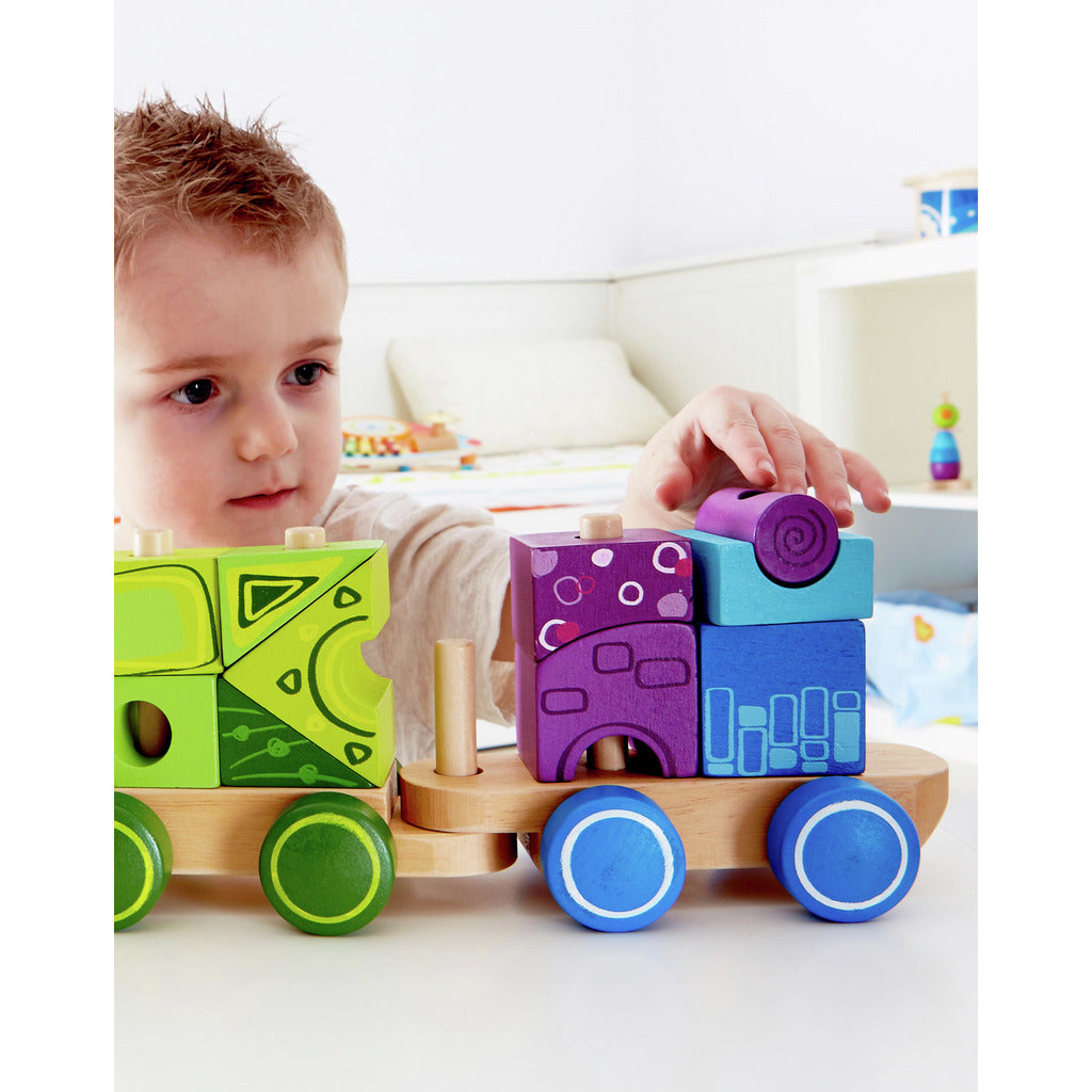 HAPE TREN DE BLOQUES DE FANTASIA
