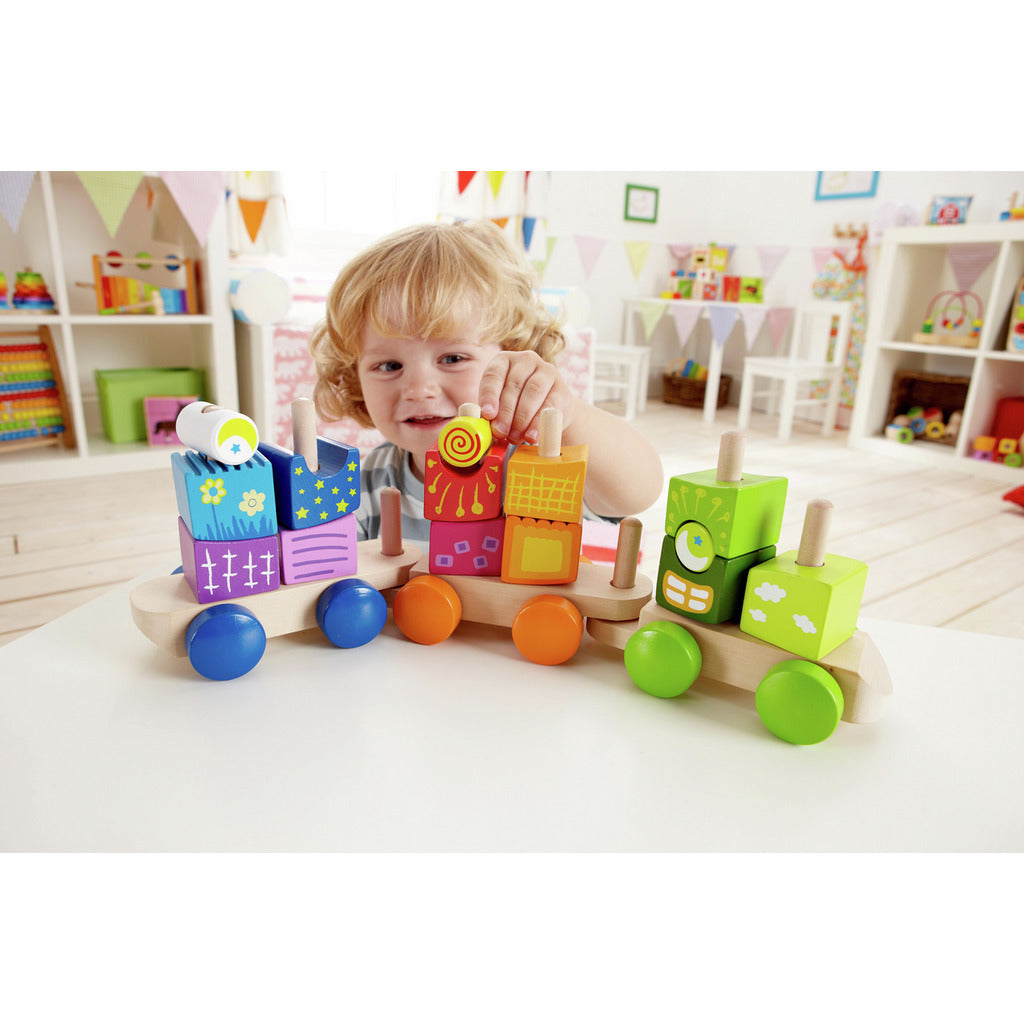 HAPE TREN DE BLOQUES DE FANTASIA