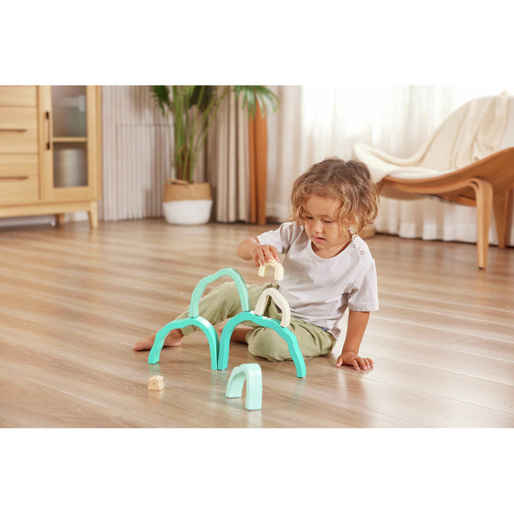 HAPE ARCTIC POLAR BEAR STACKING BLOCKS