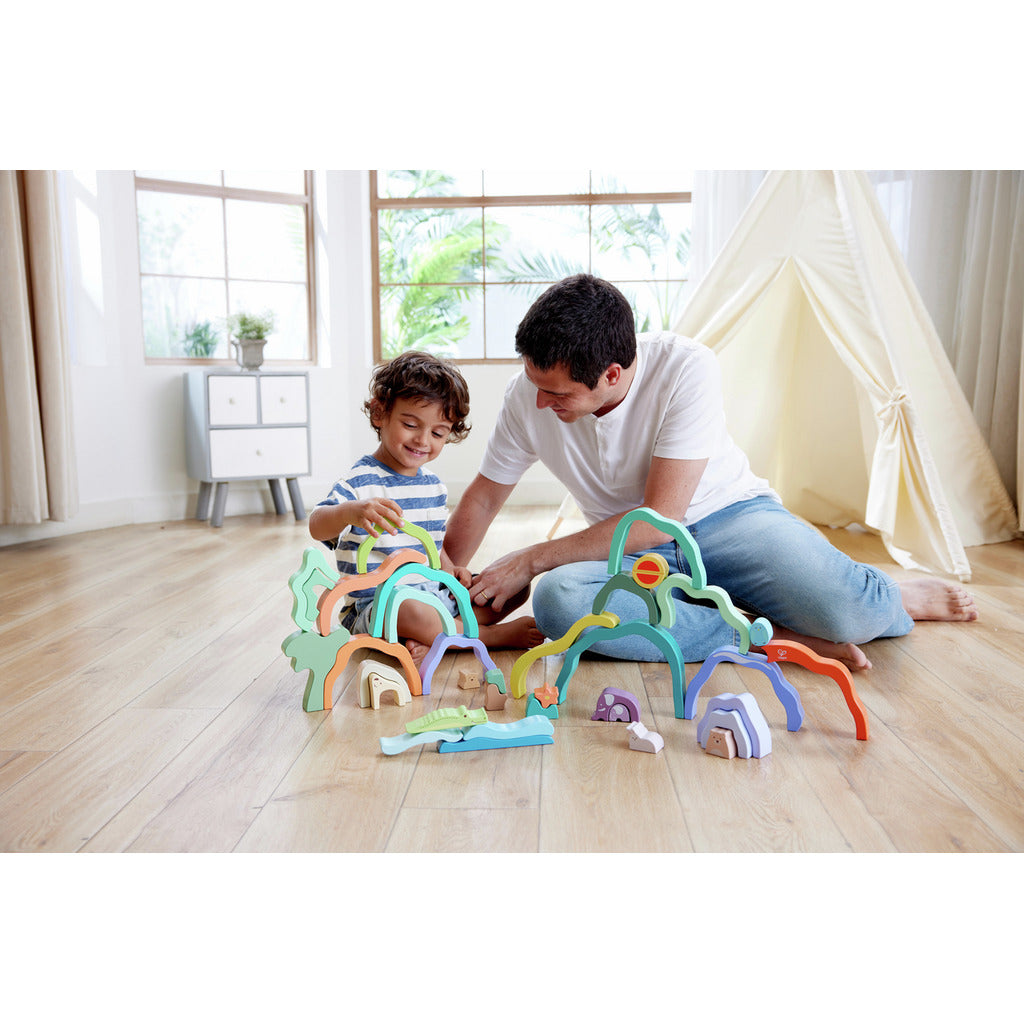 HAPE BOQUES APILABLES CON ESCENAS DE LA NATURALEZA