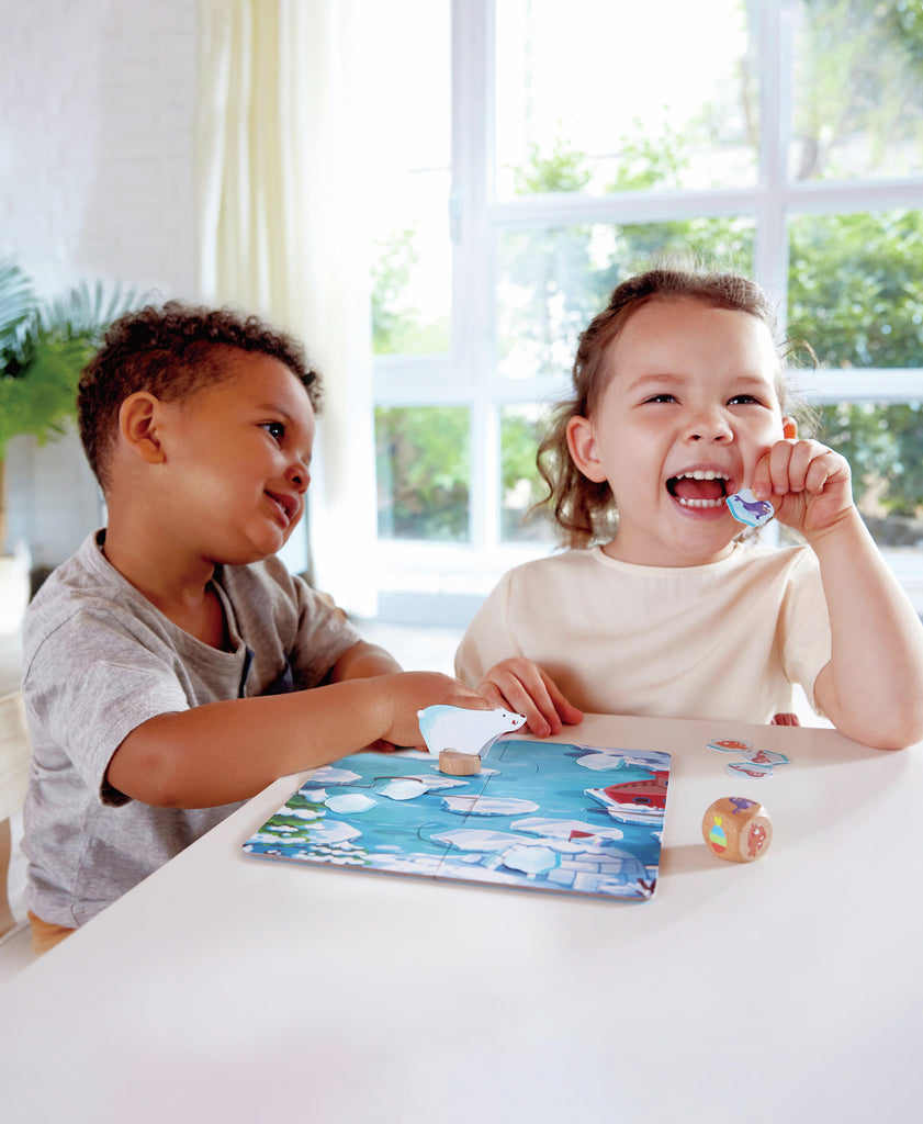 HAPE JUEGO DE MEMORIA CON FROSTY EL OSO POLAR