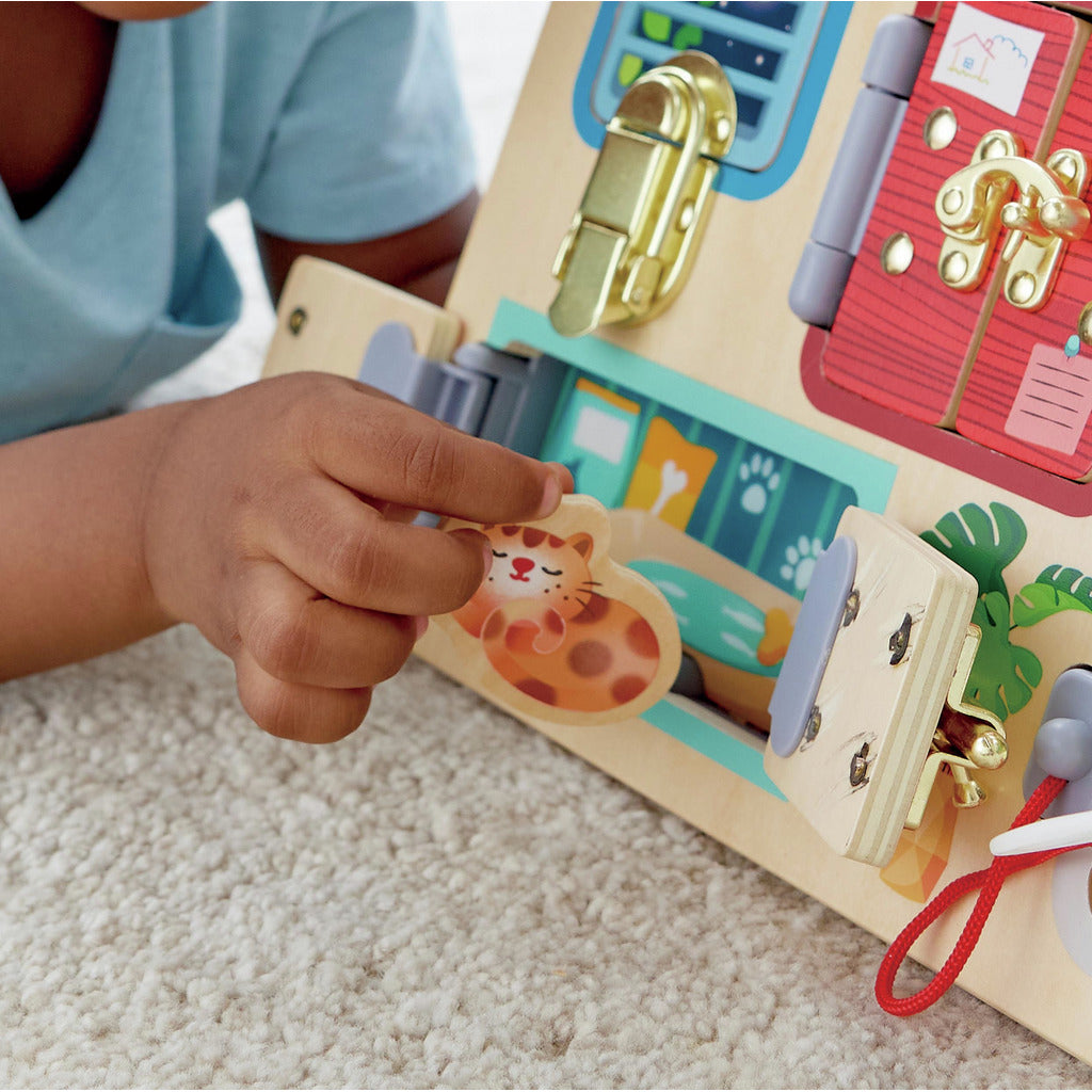 HAPE TABLERO DE JUEGO LOCK & LEARN