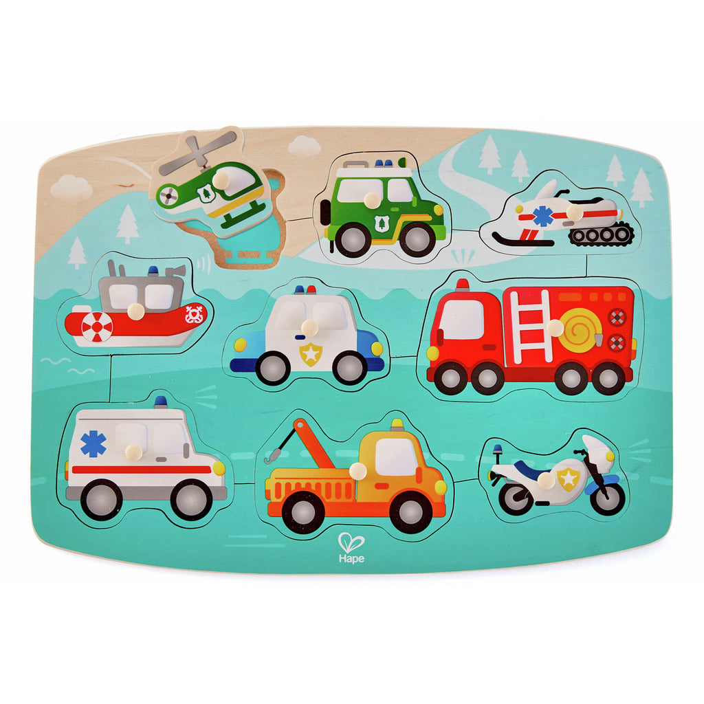 HAPE EMERGENCY PEG PUZZLE