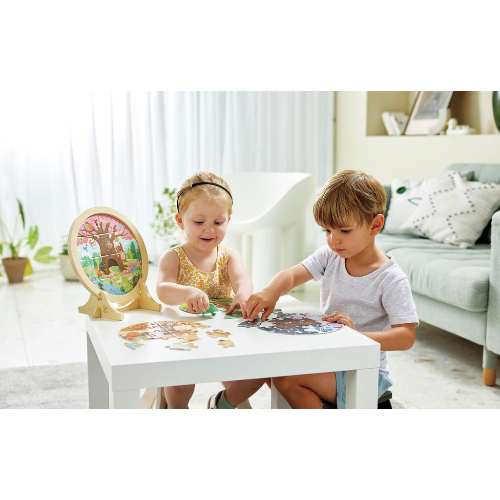 HAPE ROMPECABEZA DE CAPAS DE LAS 4 ESTACIONES