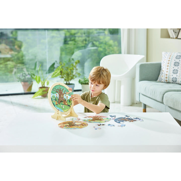 HAPE ROMPECABEZA DE CAPAS DE LAS 4 ESTACIONES