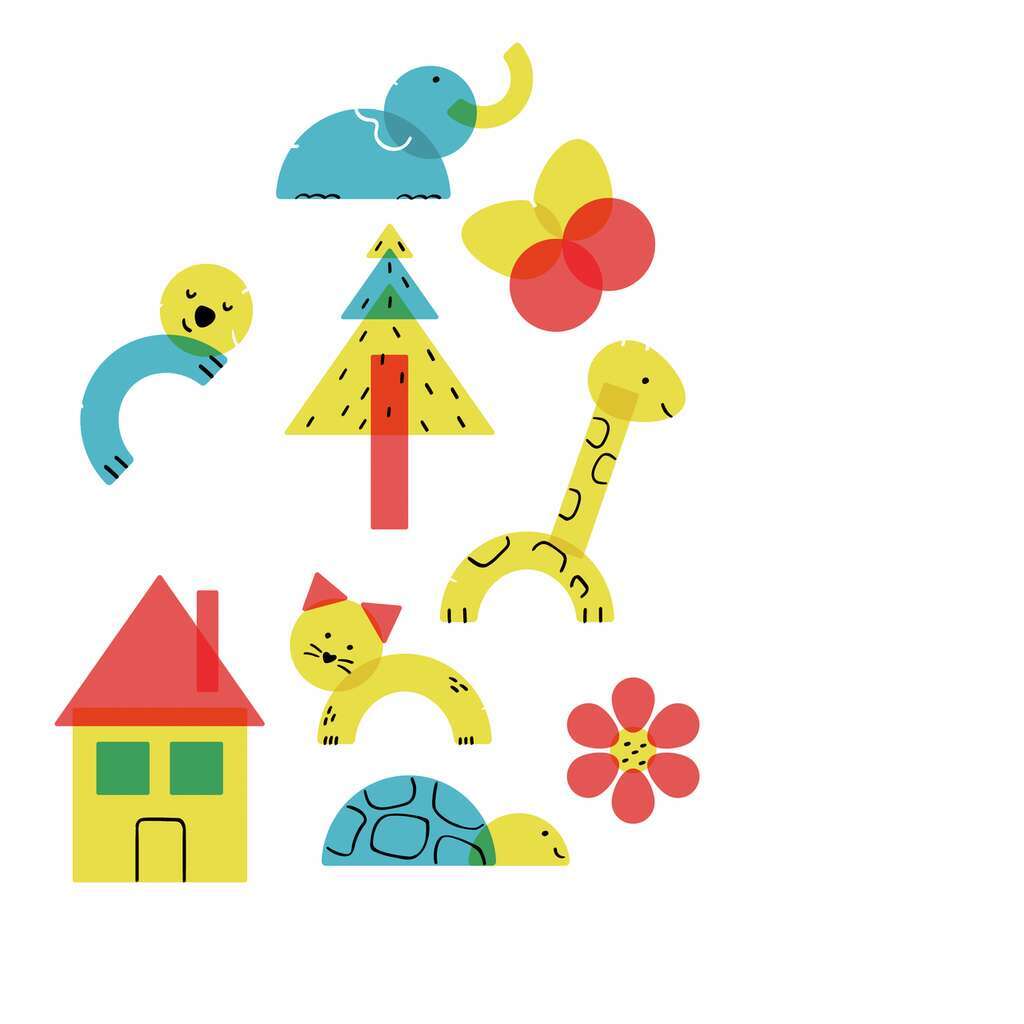 HAPE ARTE EN COLORES Y FORMAS