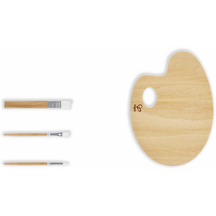 HAPE SET DE PINCELES Y PALETAS DE ARTE