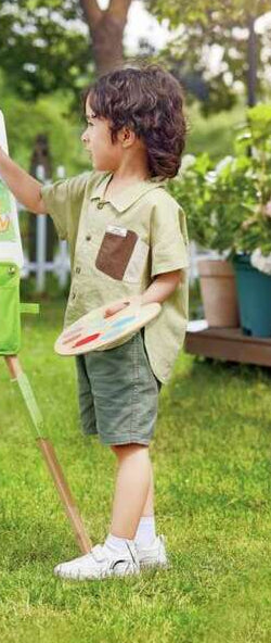 HAPE SET DE PINCELES Y PALETAS DE ARTE