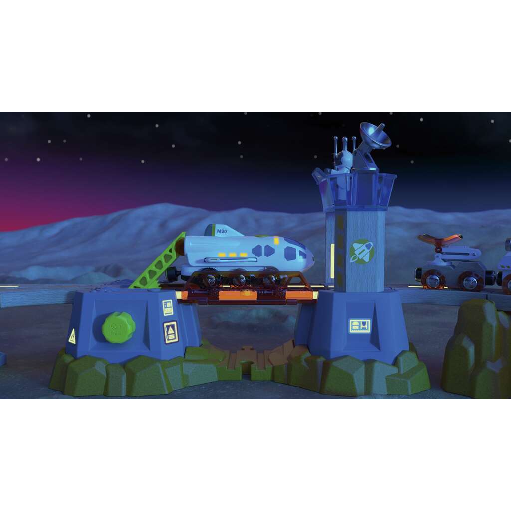 HAPE TREN TRANSPORTADOR ESPACIAL 2 EN 1