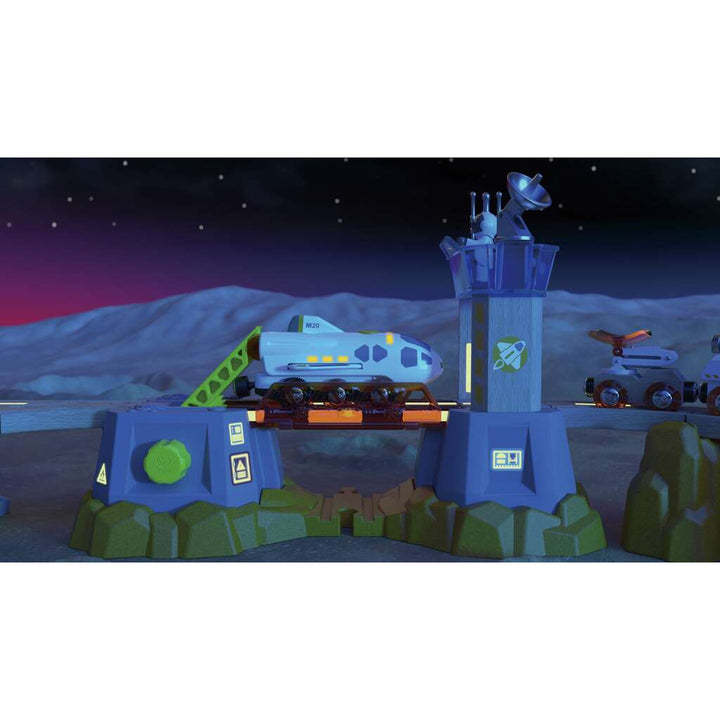 HAPE TREN TRANSPORTADOR ESPACIAL 2 EN 1