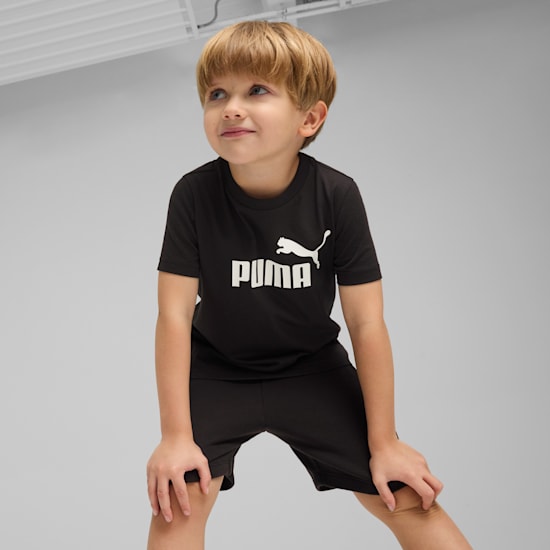 PUMA NIÑO TSHIRT ESS BLACK