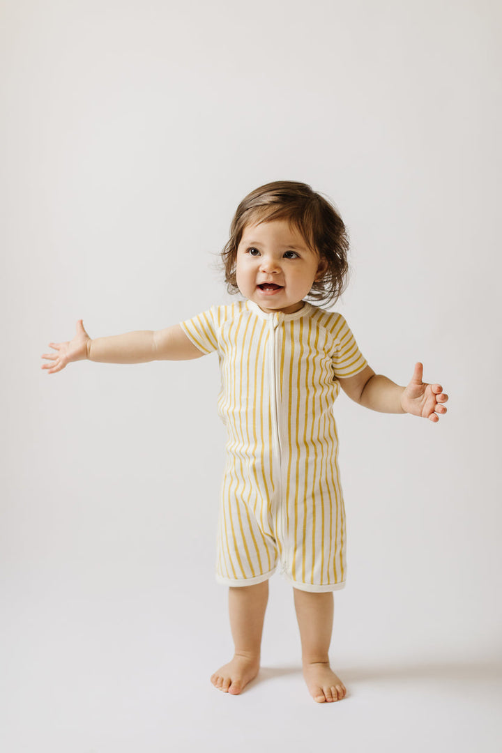 PEHR BEBE NIÑA PIJAMA STRIPES AWAY MARIGOLD