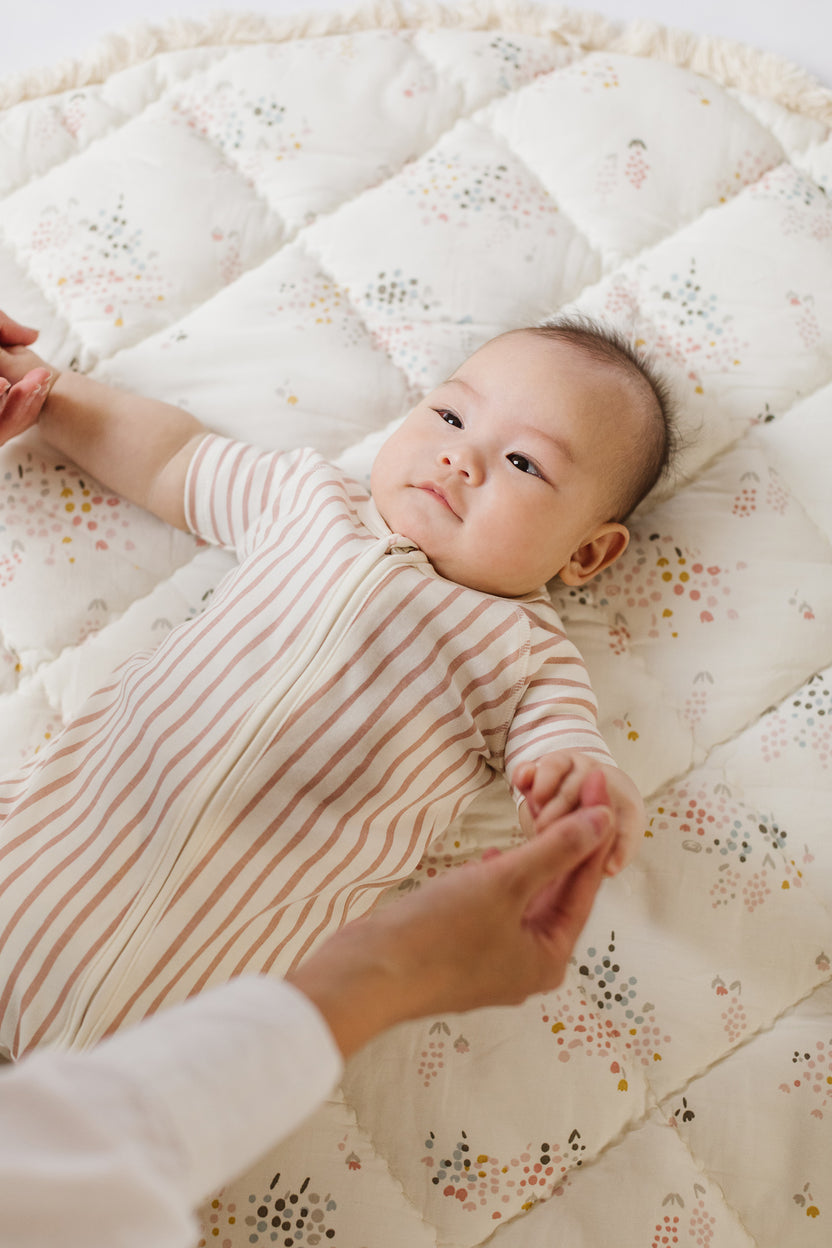 PEHR BEBE NIÑA PIJAMA STRIPES AWAY PEONY