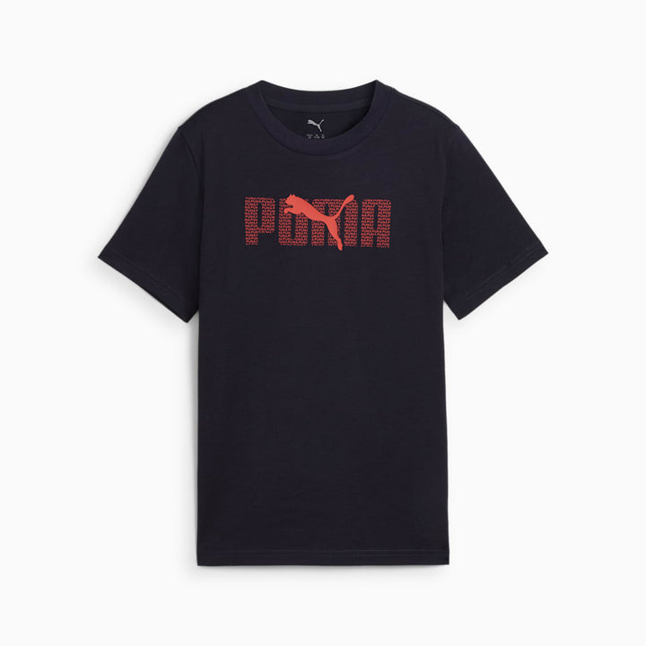 PUMA NIÑO TSHIRT ESS LOGO LAB BLUE