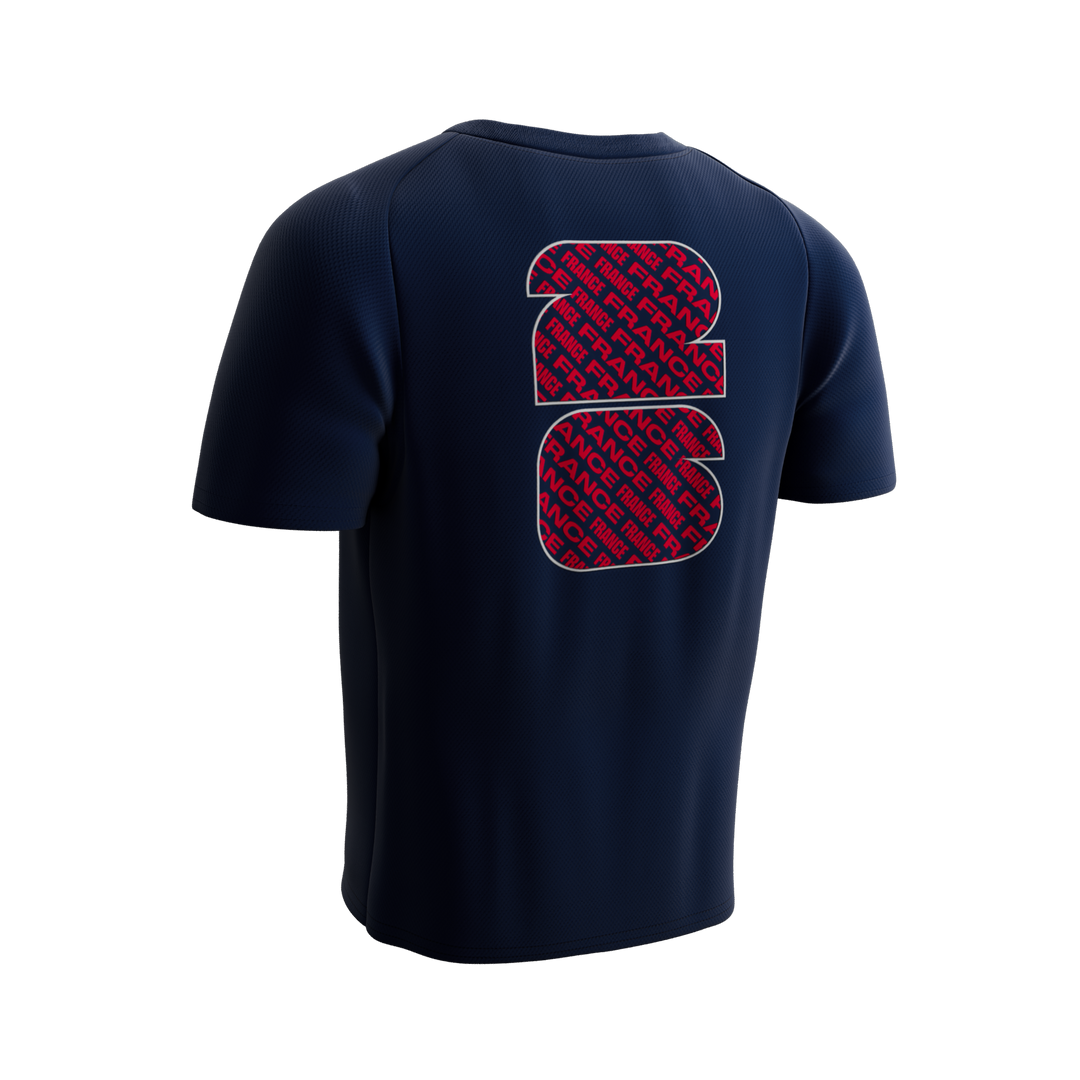 FANATICS NIÑO CONJ. DE SHORT FIFA FRANCE S/M NAVY