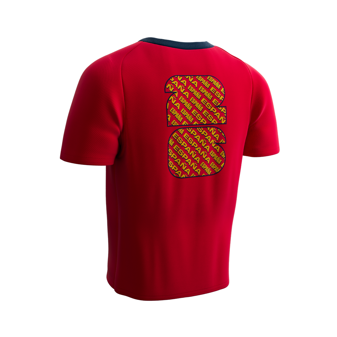 FANATICS NIÑO CONJ. DE SHORT FIFA SPAIN S/M RED