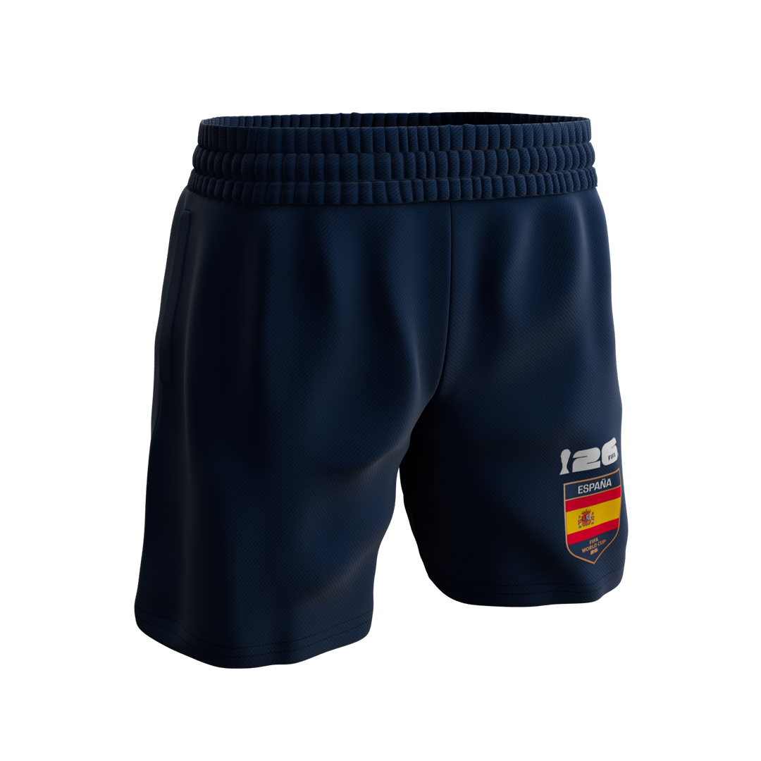 FANATICS NIÑO CONJ. DE SHORT FIFA SPAIN S/M RED
