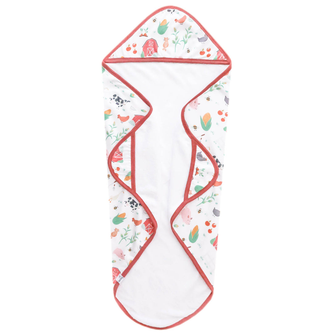 COPPER PEARL BEBE NIÑA TOALLA CON CAPUCHA PREMIUM FARMSTEAD