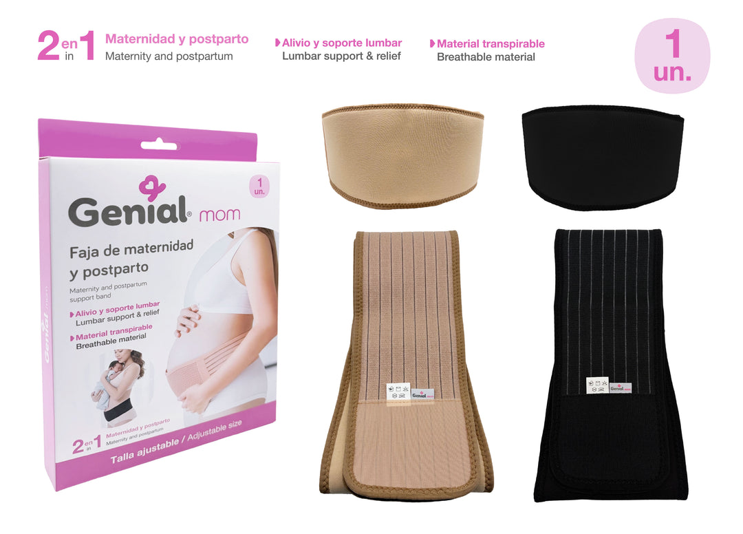 Faja de Maternidad y Postparto Ajustable Beige - One Size