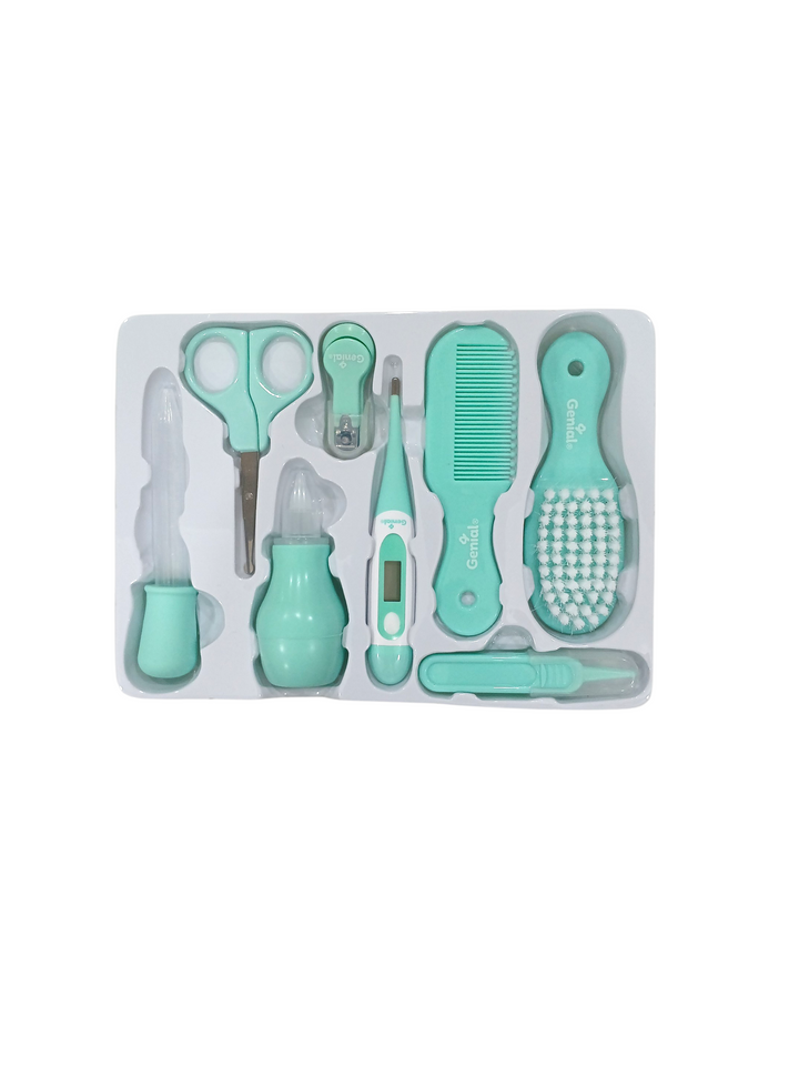 Genial Kit para el Cuidado y Aseo del Bebe 8PCS Turquoise