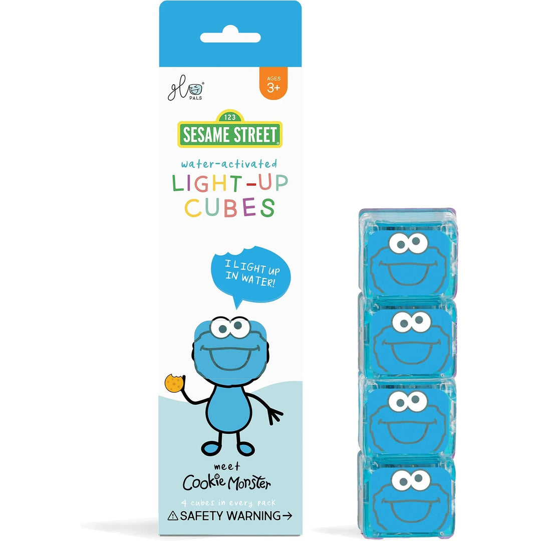 GLO PALS COOKIE MONSTER 4 CUBOS