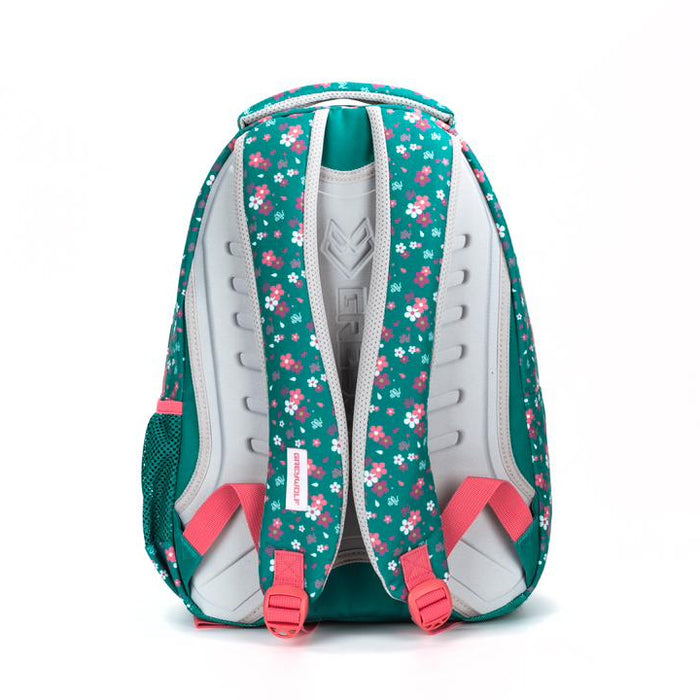 GREYWOLF MOCHILA RAVEN GREEN FLORALS