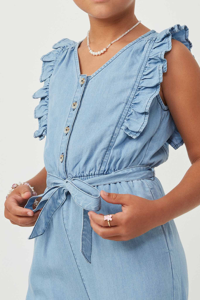 HAYDEN NIÑA JUMPSUIT DENIM LIGHT
