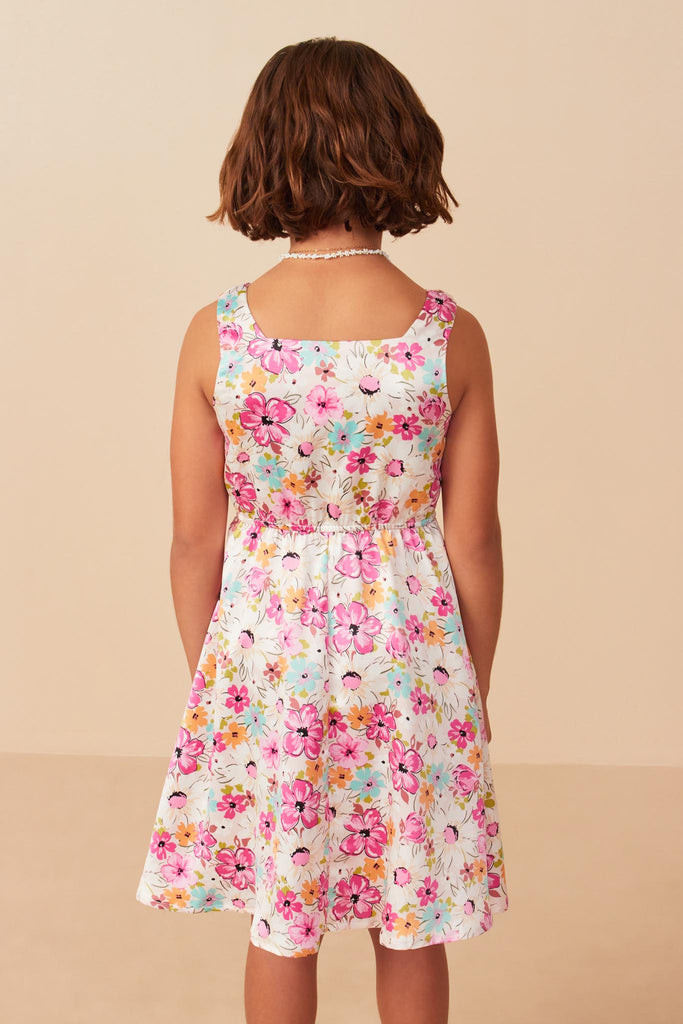 HAYDEN NIÑA VESTIDO FLOWER OFF WHITE
