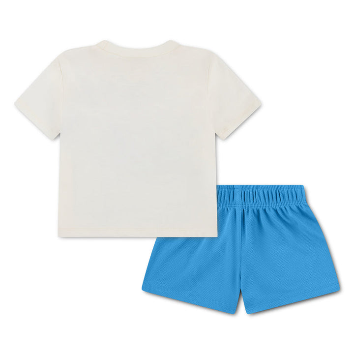 NIKE BEBE NIÑO CONJ. DE SHORT NKN E1D1 GFX /MESH UNIVERSITY BLUE