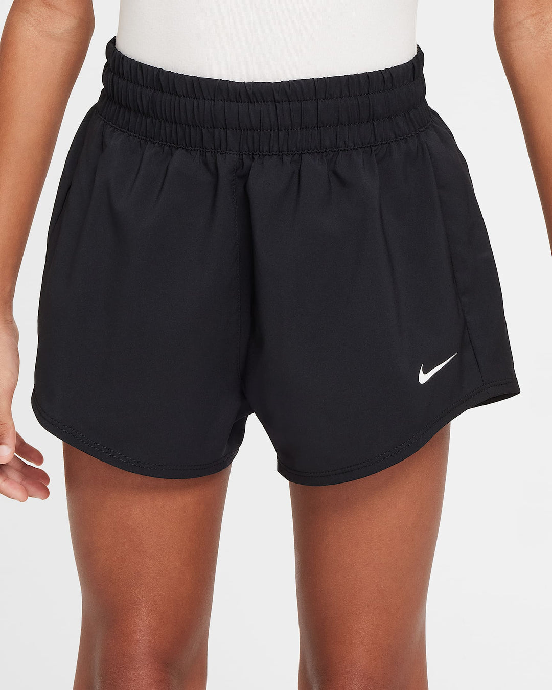 NIKE NIÑA SHORT G NK DF ONE 2IN1 3IN BLACK/WHITE