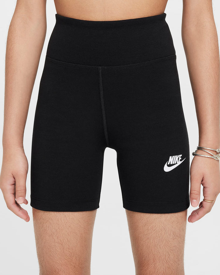 NIKE NIÑA SHORT G NSW CLSSC 5IN HR BIKE SHORT BLACK/WHITE
