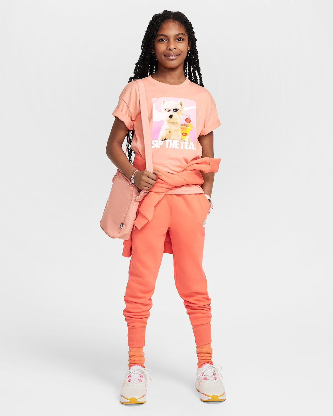 NIKE NIÑA TSHIRT G NSW PHOTO APRICOT AGATE