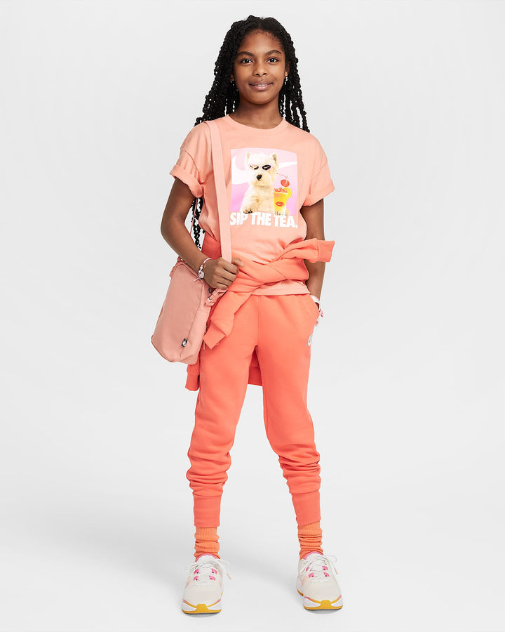NIKE NIÑA TSHIRT G NSW PHOTO APRICOT AGATE