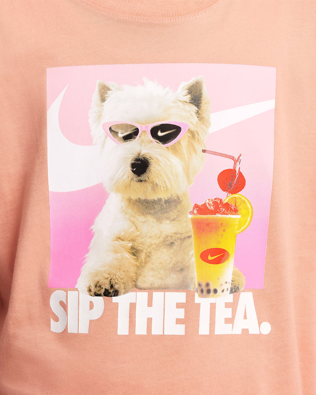 NIKE NIÑA TSHIRT G NSW PHOTO APRICOT AGATE