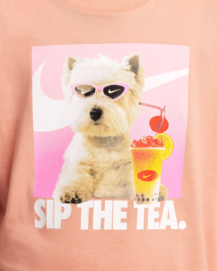 NIKE NIÑA TSHIRT G NSW PHOTO APRICOT AGATE